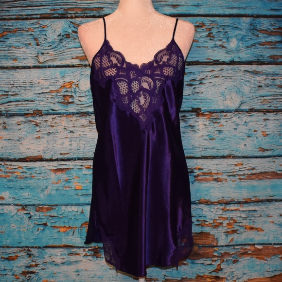 Victoria's Secret Other - Victoria's Secret Gold Label Dark Purple Slip